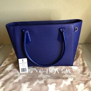 NWT Dagne Dover Classic Tote Blue